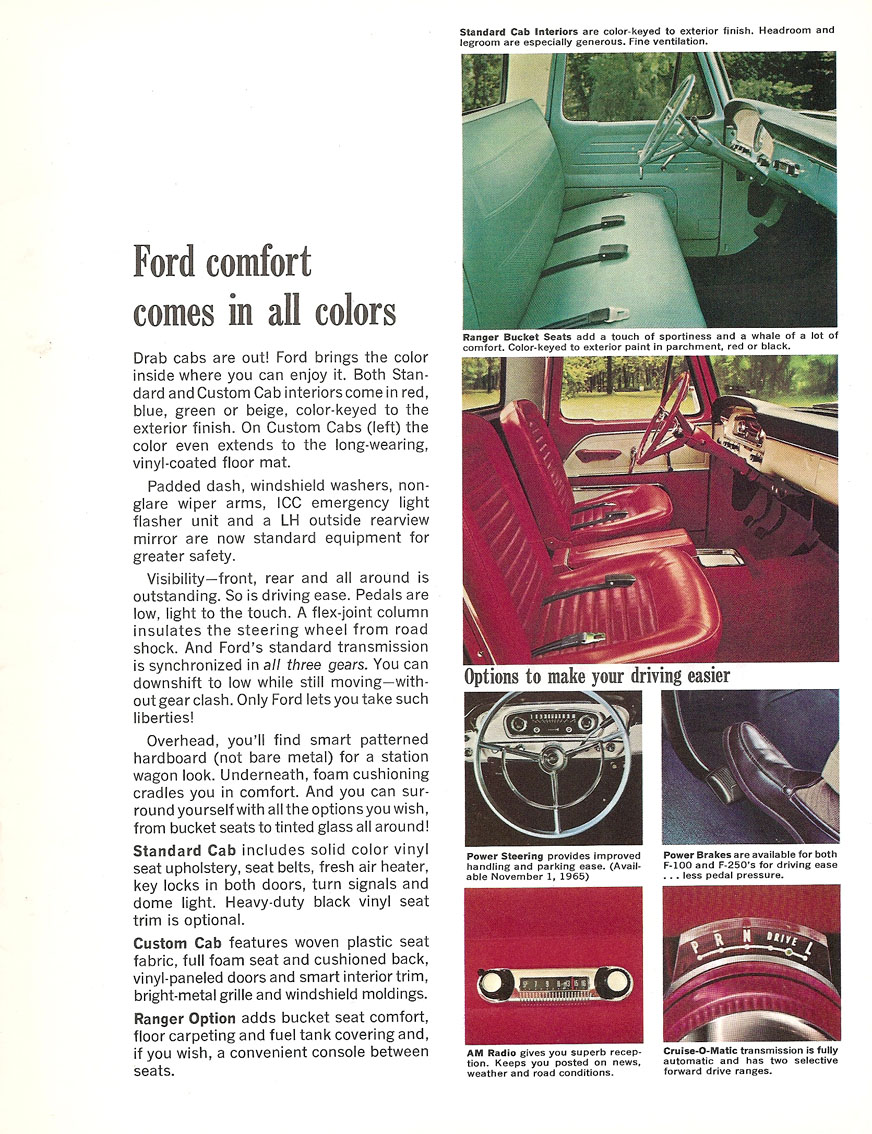 1966 Ford Pickup Trucks Brochure